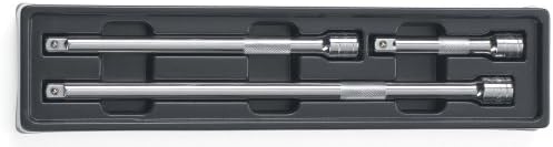 GEARWRENCH 3 Pc. 1/2" Drive Extension Set Includes 5", 10" & 15" - 81300 3-piece Kit