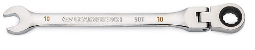 GEARWRENCH 86710 10mm 4 Degree Swing Arch 12 Point Flex Head Ratcheting Combination Wrench