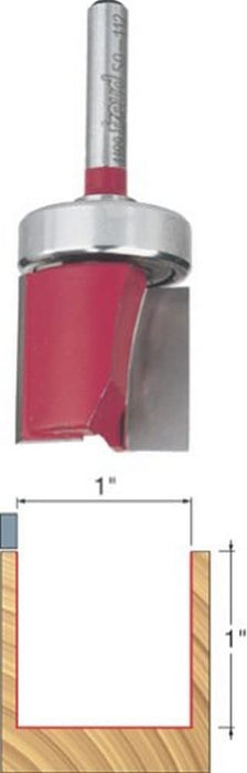 Freud 50-112 1" Diameter Top Bearing Flush Trim Bit with 1/2" Shank