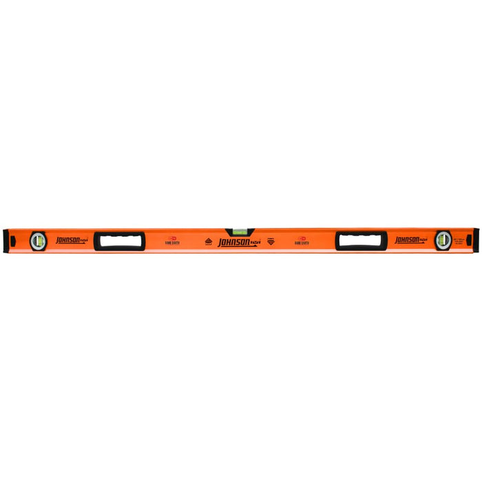 Johnson 1721-4800 Magnetic Aluminum Box Level, 48", Orange