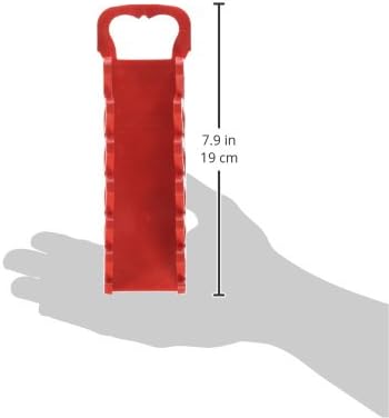 Ernst Manufacturing 6-Tool Screwdriver Gripper - Screwdriver Holder in Vibrant Red (Model 5306) for Portable, Wall-Mount or Pegboard Storage of Screwdriver Set