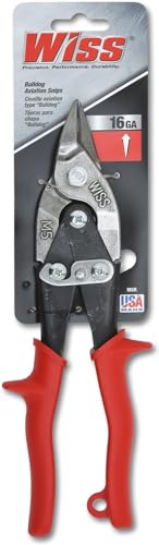 Crescent Wiss 9-1/4" Metalmaster Bulldog Snips - M5R , Red