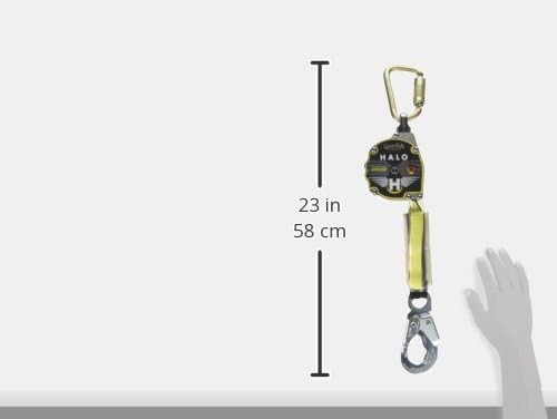 Guardian 10900 Halo Web SRL – 11 ft. Nylon Webbing with Carbineer, Swivel Top, Steel Snap Hook & 10785 Premium 3-Foot Cross-Arm Straps with Large and Small D-Rings Webbing + 3-foot Straps With D-rings