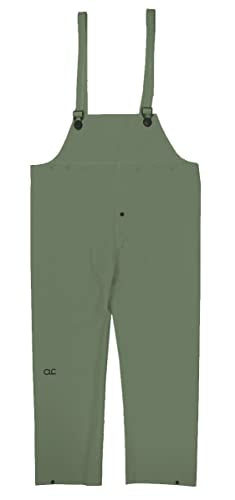 CLC Custom Leathercraft Climate Gear R131 2 Piece Heavyweight PVC Trench Coat XL Green