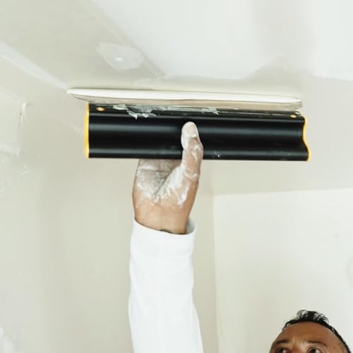 DEWALT Drywall Skimming Blade, 14-Inches | Pro-Grade | Extruded Aluminum & European Stainless Steel Construction | High-Impact End Caps | Sheetrock Gyprock Wall-Board Plasterboard | DXTT-2-914