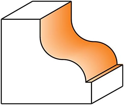 CMT 860.564.11 Ogee Bit, 1/4-Inch Radius, 1/2-Inch Shank