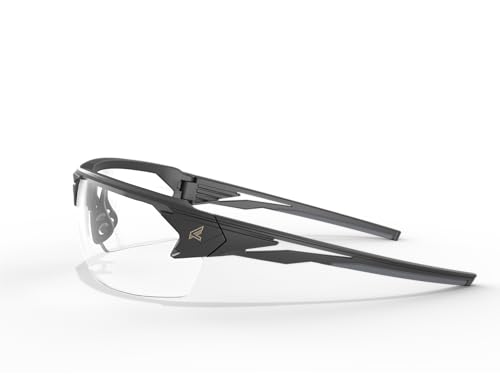 EDGE Pumori Z87 Rated Clear Safety Glasses: Men's Safety Glasses, Adjustable TPR, Non-Slip, Anti-Fog Safety Glasses, Flexible Polycarbonate Frames, Nylon Lenses, 99% UV Protection Men's Sunglasses