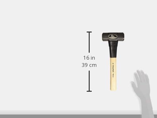 Truper 33186 6-Pound Sledge Hammer, Hickory Handle, 16-Inch