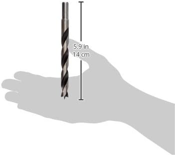 Fisch 1In Chrome Vanadium Brad Point Drill Bit - Fractional