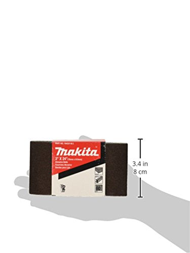 Makita 794237-A-2 Sanding Belt #40, 3-Inch by 24-Inch, 2-Pack