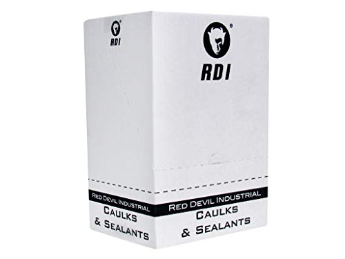 Red Devil 089650 Extreme Temperature HVAC/R Silicone Sealant, Long-Lasting Weather-Resistant Adhesive, 280 ml, Aluminum, 12-Pack