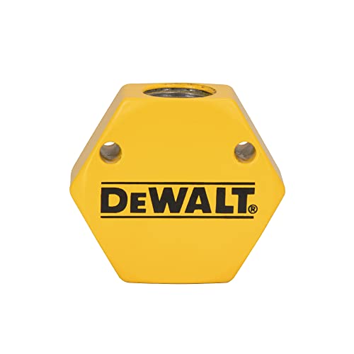 DEWALT 3-Way 3/8-Inch FNPT Inlet Hockey Puck Flat Manifold with three 1/4-Inch FNPT Outlets (DXCM041-0116)