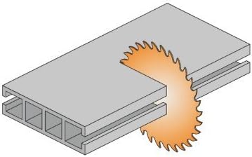 CMT 254.080.10 ITK Non-Ferrous, PVC & Melamine Saw Blade, 10-Inch x 80 Teeth, TCG Grind with 5/8-Inch Bore