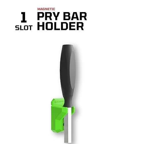 EZRED EZPB1-G Magnetic Pry Bar Holder Non-Marring TPEE with Mounting Holes Low Profile Organization