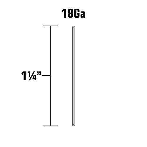 Metabo HPT Brad Nails | 1-1/4 Inch x 18 Gauge | Electro Galvanized | Smooth | 1,000 Count | 24106THPT