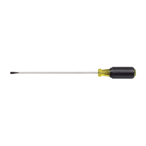 Klein Tools 601-8 3/16-Inch Cabinet Screwdriver, 8-Inch Round Shank