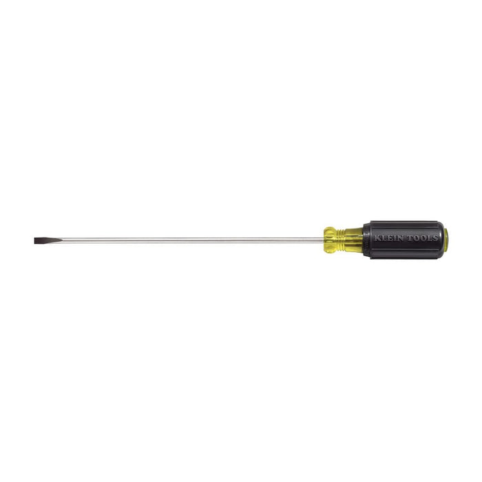 Klein Tools 601-8 3/16-Inch Cabinet Screwdriver, 8-Inch Round Shank