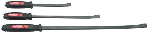 Mayhew Tools 61355 Dominator Pry Bar Set, 3-Piece Curved, Black Oxide Finish