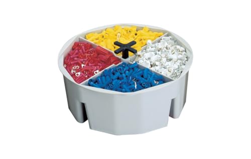 Custom Leathercraft1152 Full-Round Bucket Tray, 2.5 in. High