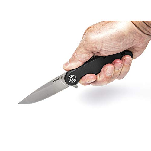 Crescent 3-1/4 Inch Drop Point Composite Handle Pocket Knife - CPK325C