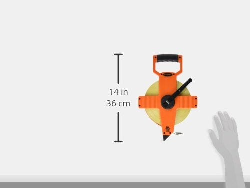 Keson OTR50MM Open Reel Fiberglass Tape Measure Reel (Graduations: 5mm & 2mm), 50-Meter