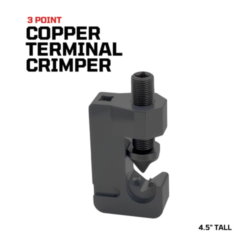 EZRED B7946 3-Point Mini Wire & Cable Crimper