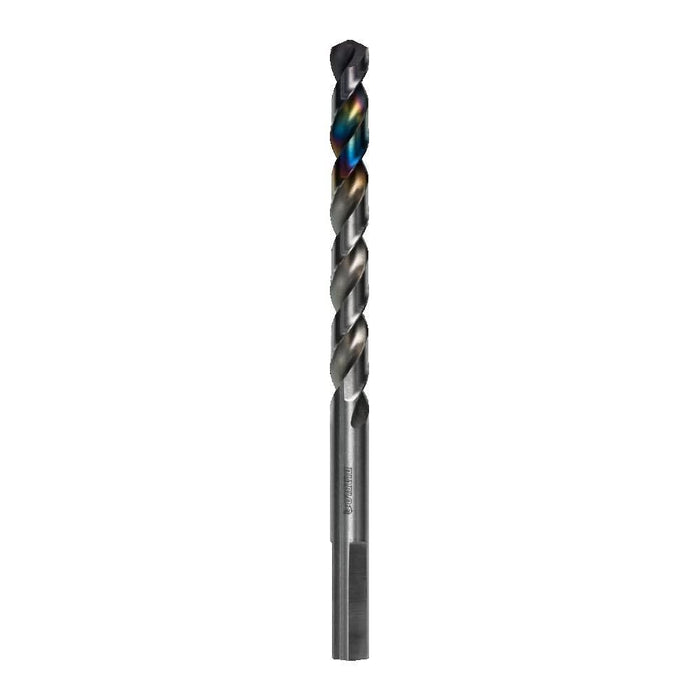 Diablo DMD14JP1 Metal Demon Drill Bit with Thermal Shield Protective Coating for Mild, Hardened and Stainless Steel, 4 in Length, 1/4 in Dia., 3-Flats Shank