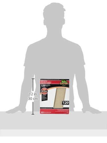Gator 9" x 11" Multi-Surface Sanding Sheets, 120 Grit, 25 Pack