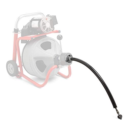 RIDGID 26998 Model K-400 Drain Cleaning 120-Volt Drum Machine Kit with C-45IW 1/2" x 75' Cable, White, Black, Red