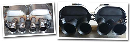 KBS Coatings 65102 Jet Black Xtreme Temperature Coating - 12 fl. oz.