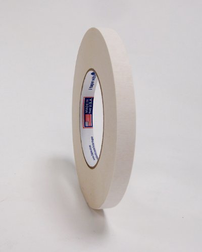 Intertape 591 1/2 X 36YD Premium Double-Coated Flatback Tape, Beige Color (72 Rolls per Case)