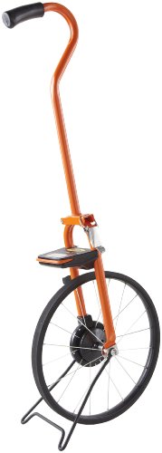 Keson MP401E Electronic Metal Frame Measuring Wheel with Spoked Wheel, 15-1/2-Inch Diameter , Yellow