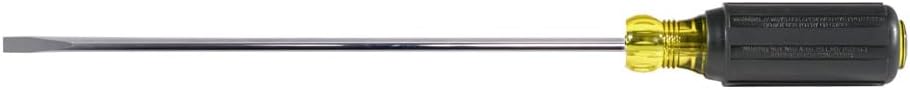 Klein Tools 601-8 3/16-Inch Cabinet Screwdriver, 8-Inch Round Shank