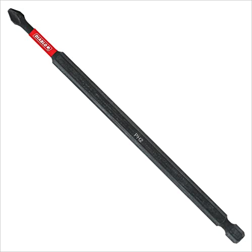 Diablo Phillips Bit PH2 – 1 Bulk Pack, Freud-Diablo DPH21B, Impact-Ready Screwdriver Bit