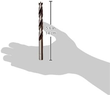 Fisch Brad Point Drill Bits (10mm x 133mm) - Premium Drill Bits for Soft, Hard, Veneered and Laminated Wood, MDF and Acrylic Glass - Beveled Edge for Fast, Easy Cutting - FSF-004097 - Made in Austria