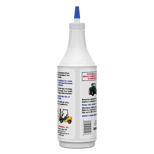 Lucas Oil 10019 Hydraulic Oil Booster and Stop Leak - 1 Quart, White, 32 Ounce