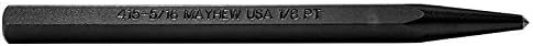 Mayhew Tools 62215 Center Punch, 4-Piece Set, Black Oxide Finish
