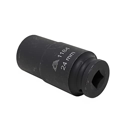 CTA Tools 1184 Crank Bolt Socket - 24mm, Compatible with GM (LS Engines) & Land Rover