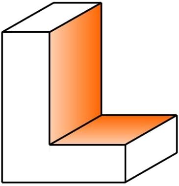 CMT Orange Tools 835.001.11 Rabbeting Set, 1/4-Inch Shank