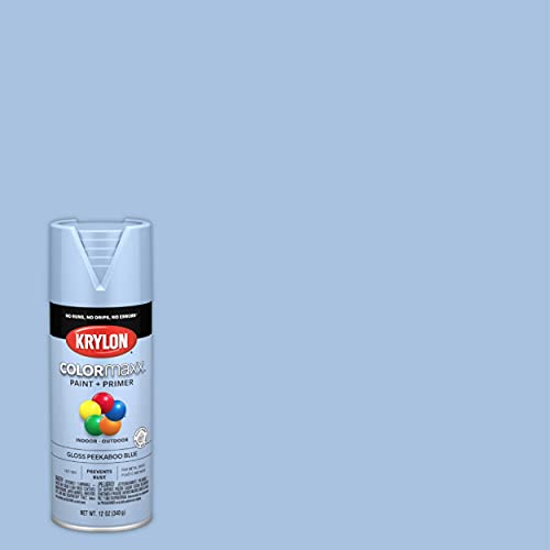 Krylon 5530 Colormaxx Aerosol Paint, 12 Ounce (Pack of 1), Peekaboo Blue