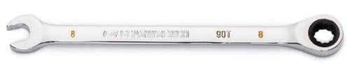 GEARWRENCH 8mm 4 Degree Swing Arch 12 Point Ratcheting Combination Wrench - 86908