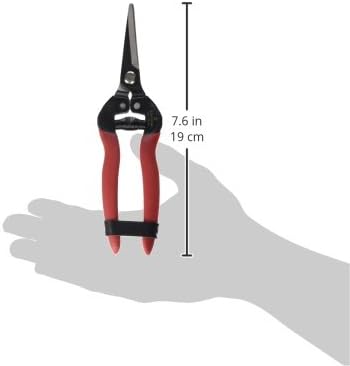 Corona AG4940 Long Curved Snip, Tempered Steel