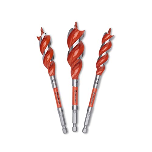 Crescent 3 Piece High Speed Auger Set - 6.25" | CDSASET-3