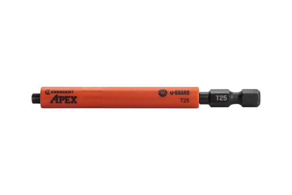 Crescent CAUGB3BT25 T25 x 3-1/2" Torx u-GUARD Covered Impact Power Bit (Pack of 25)