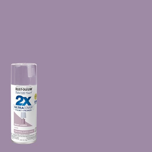 Rust-Oleum 366991 Painter's Touch 2X Ultra Cover Spray Paint, 12 oz, Gloss Dreamy Lavendar