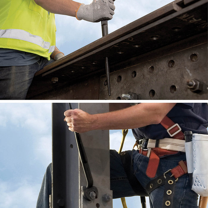 Klein Tools 3214 Spud Wrench, 1-5/8-Inch Nominal Opening, 1-Inch Bolt for U.S. Heavy Nut, Made in USA