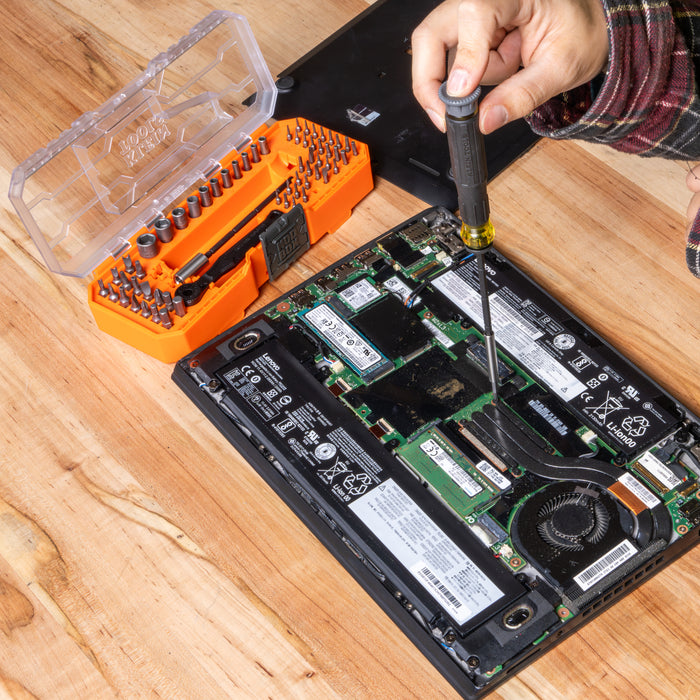 Klein Tools 32787 Precision Ratchet & Driver System 64-Piece