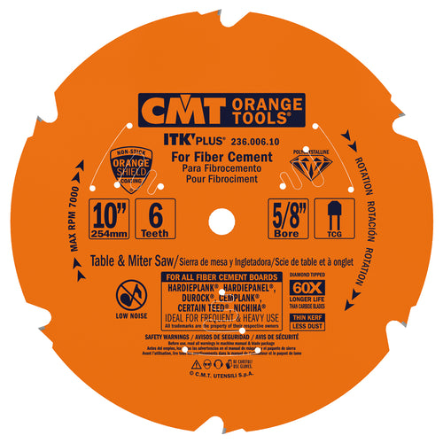 CMT 236.004.06 ITK Plus Diamond Circular Saw Blade for Ultra-Hard Materials