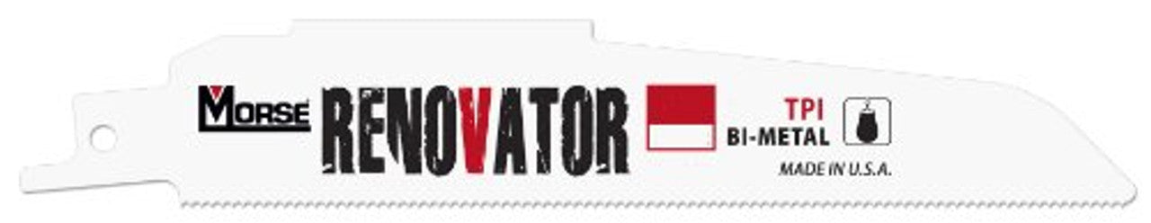 MK Morse RBR962811T03 9" x 0.062" Bi-Metal Renovator Recip Saw Blade, 8/11 TPI (Pack of 3)