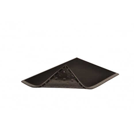 Notrax 346 Sani-Trax Disinfectant Mat, Shoe Sanitizing Mat for Entryways, 18" x 24" Black